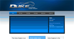 Desktop Screenshot of dukeengines.com
